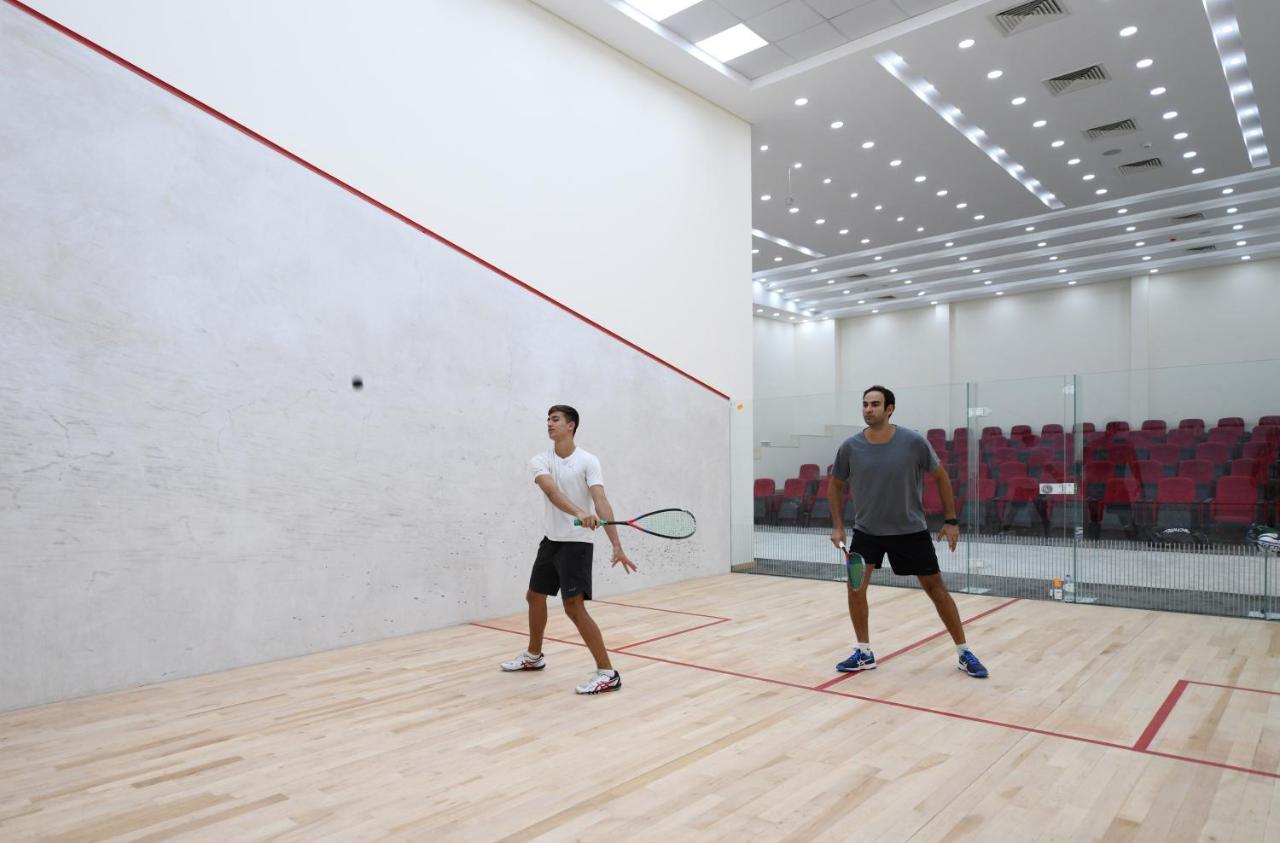 Tolip Gardens Hotel Kairo Exteriör bild Squash at the 2018 Asian Games